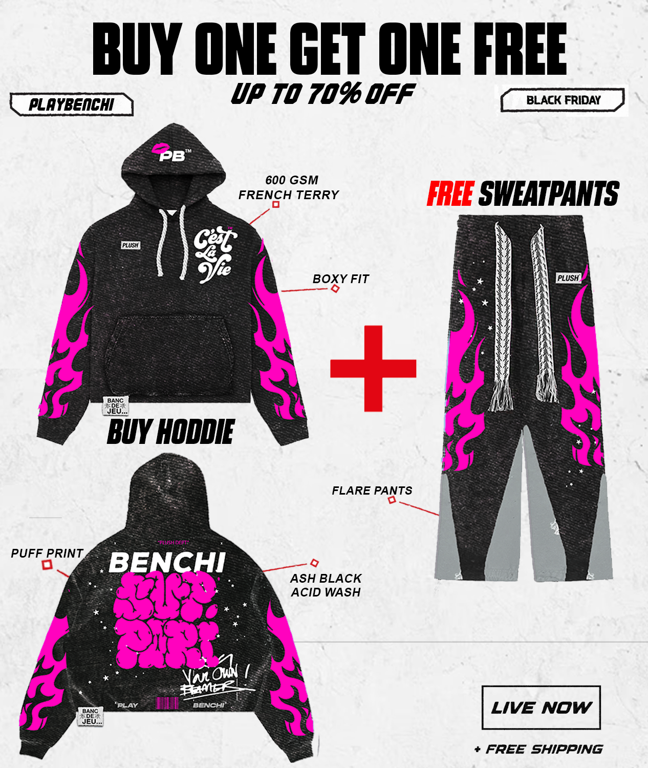 BOGO Free Sweatsuit Pink