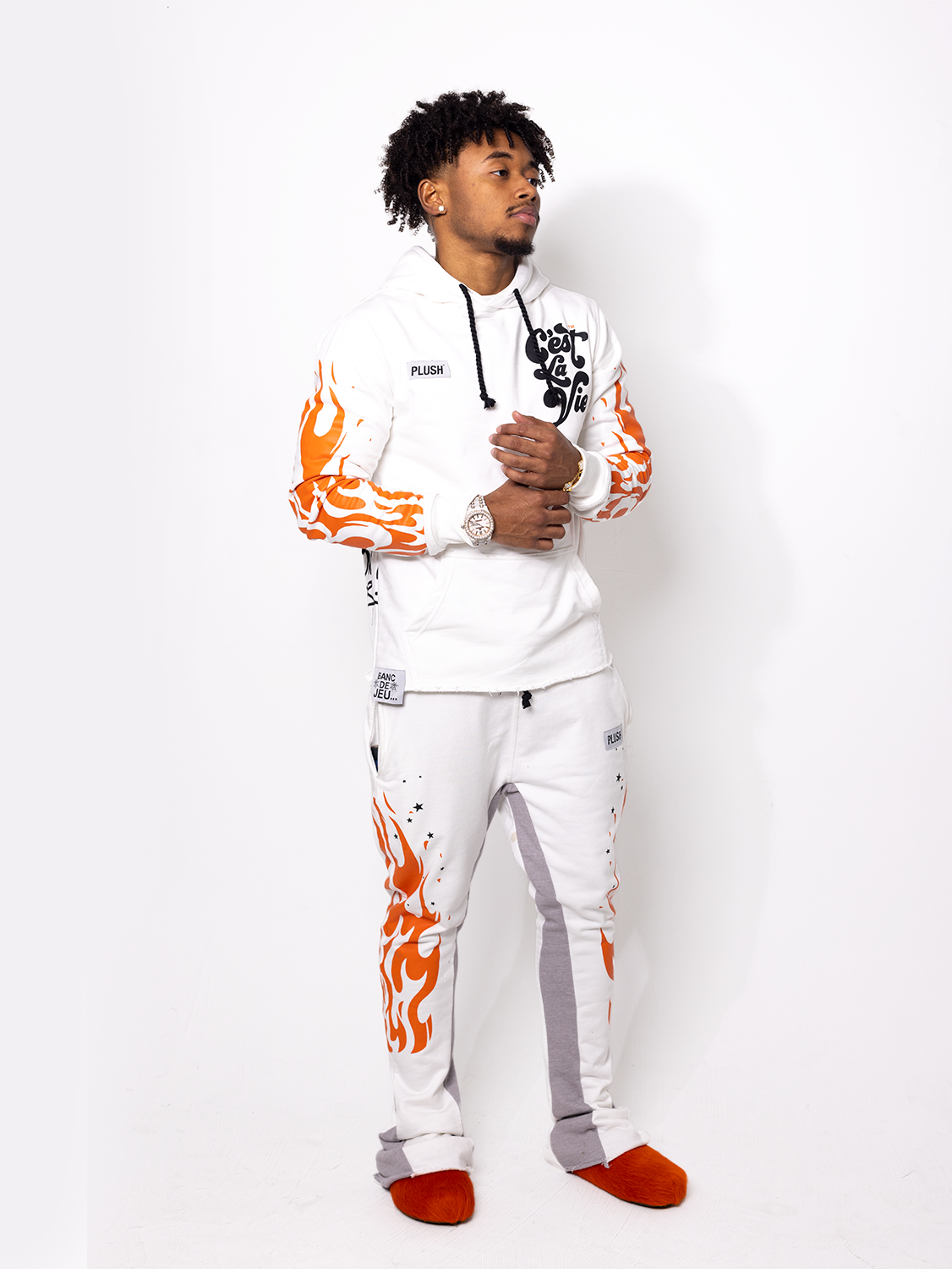 Frost Peluche Sweatsuit Orange