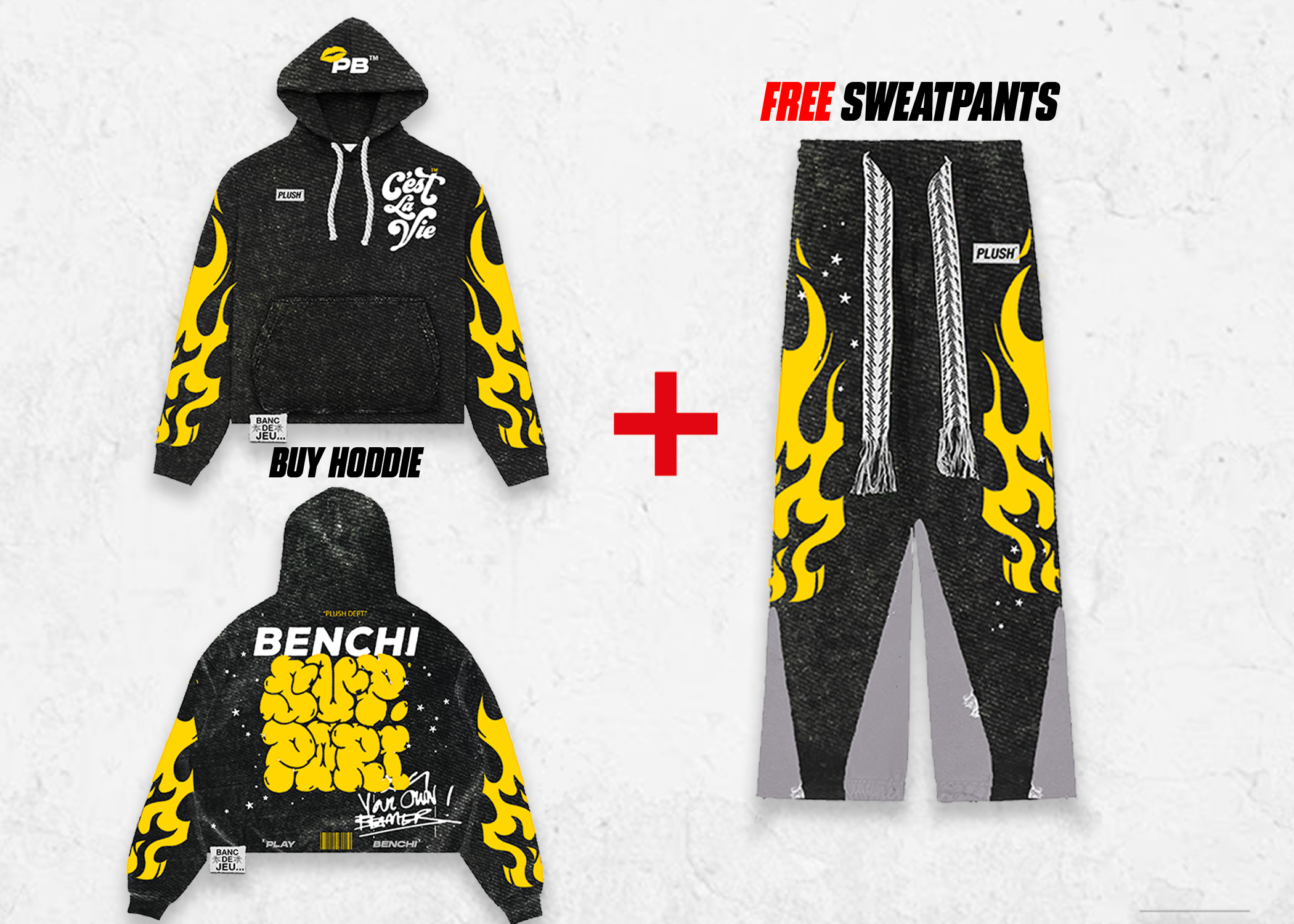 BOGO Free Sweatsuit Yellow