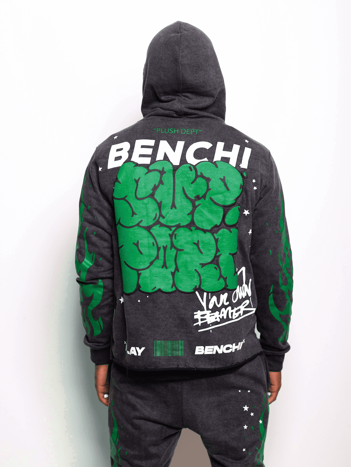 Peluche Sweatsuit Green - Playbenchi