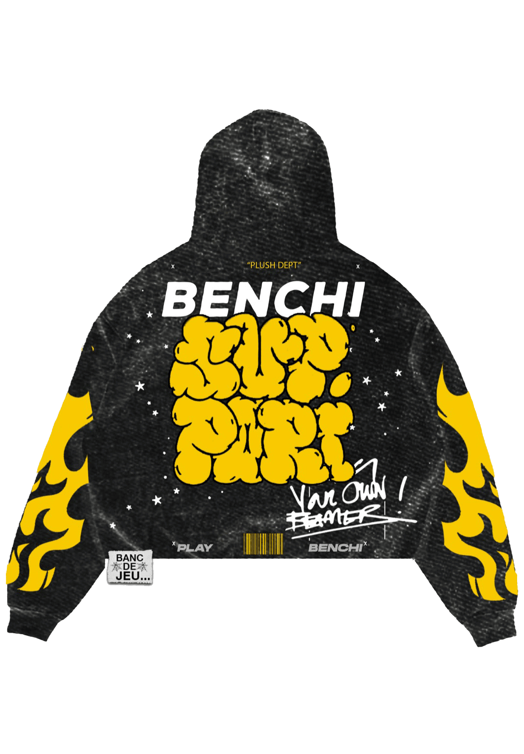 Peluche Sweatsuit Yellow - Playbenchi