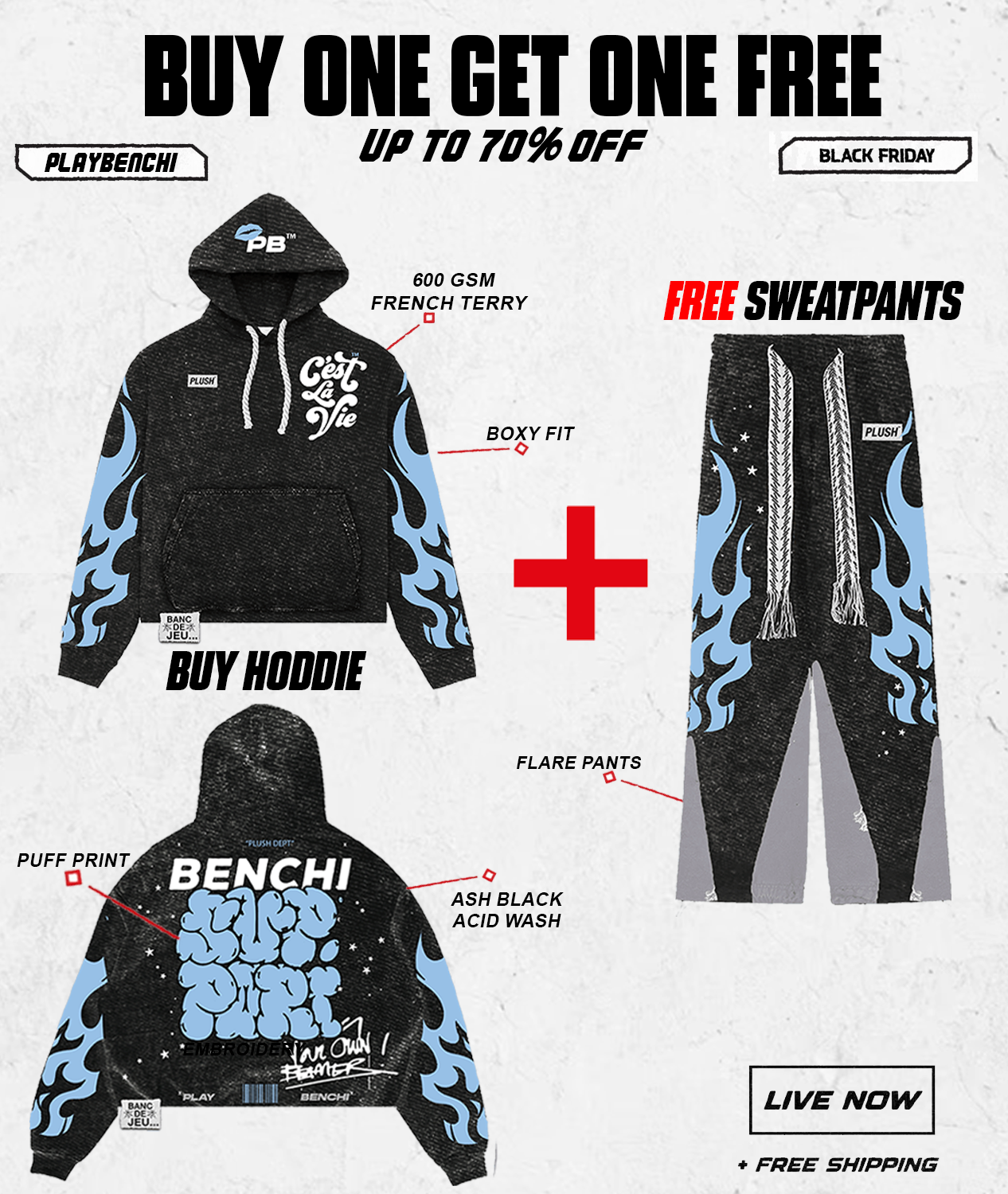 BOGO Free Sweatsuit Blue