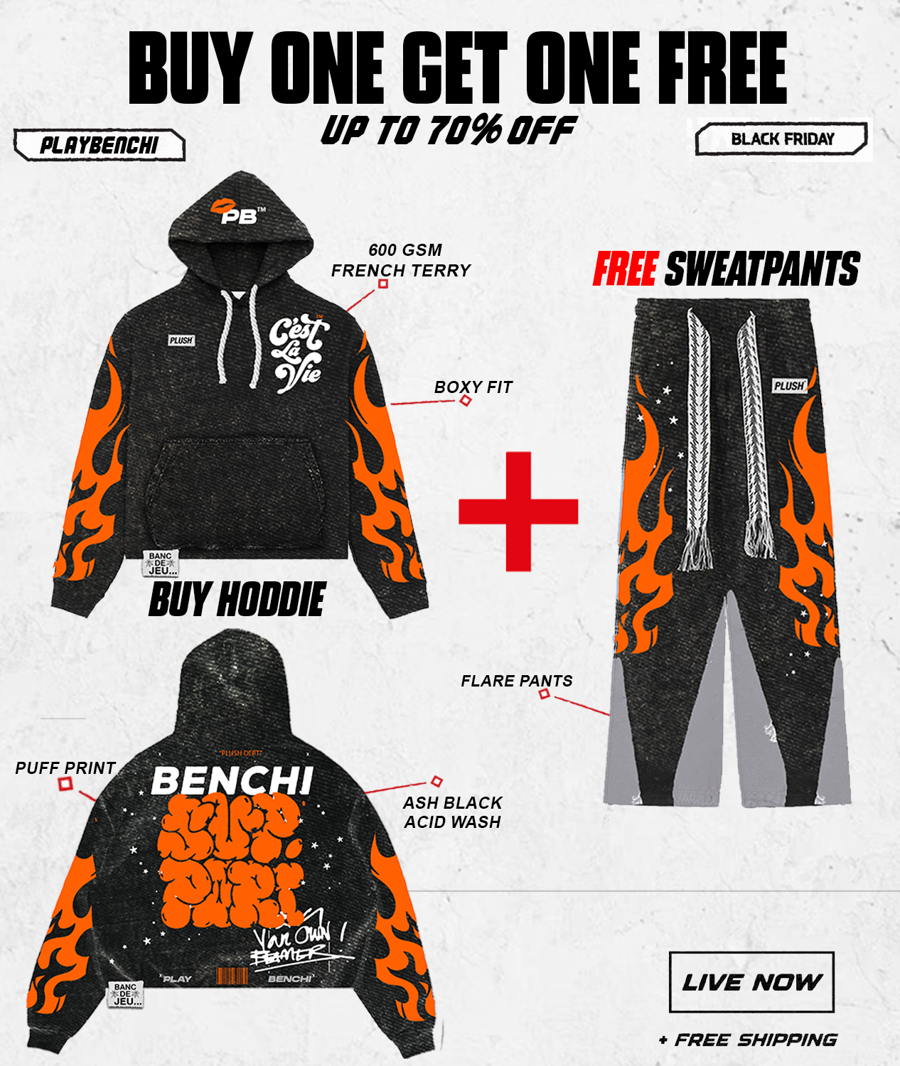 BOGO FREE Sweatsuit Orange